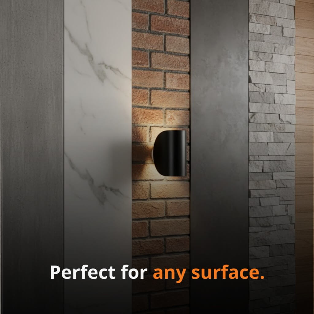 Moderne Wandlamp Up Down met Verstelbaar Licht in Elegant Aluminium