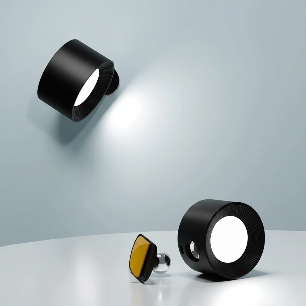 Draadloze Oplaadbare Wandlamp met 360° Rotatie