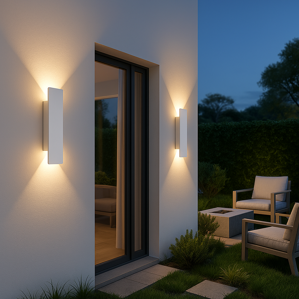 Minimalistische Waterdichte LED Wandlamp voor Buiten
