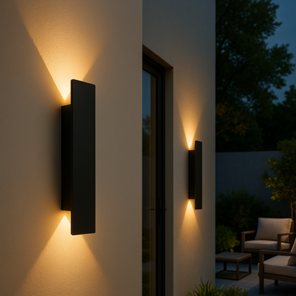 Minimalistische Waterdichte LED Wandlamp voor Buiten
