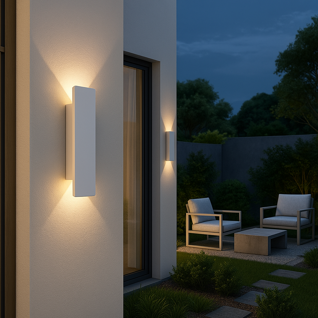 Minimalistische Waterdichte LED Wandlamp voor Buiten