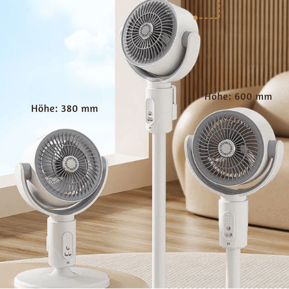 Silent Tower Fan 10W — 5 Speeds & Remote Control, Height Adjustable 6