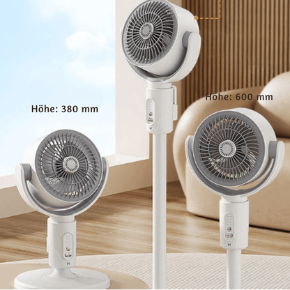 Silent Tower Fan 10W — 5 Speeds & Remote Control, Height Adjustable 6