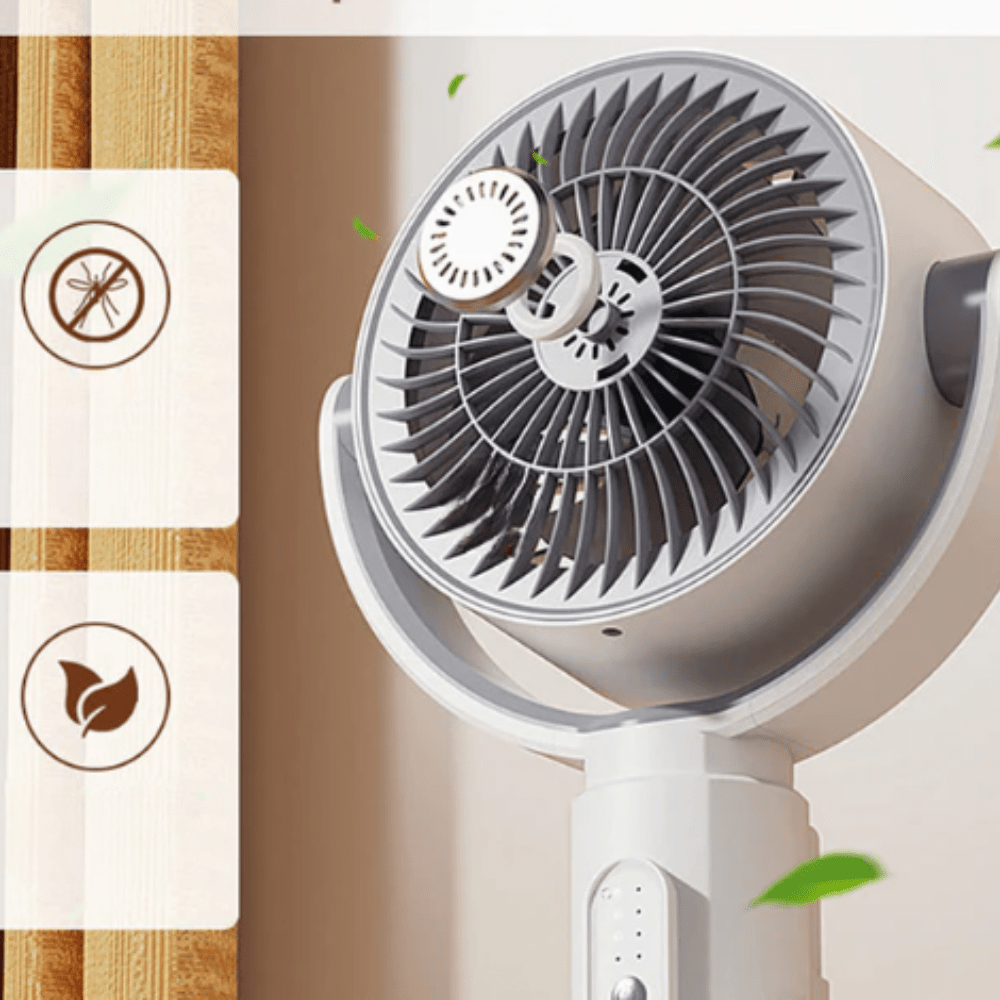 Silent Tower Fan 10W — 5 Speeds & Remote Control, Height Adjustable 3