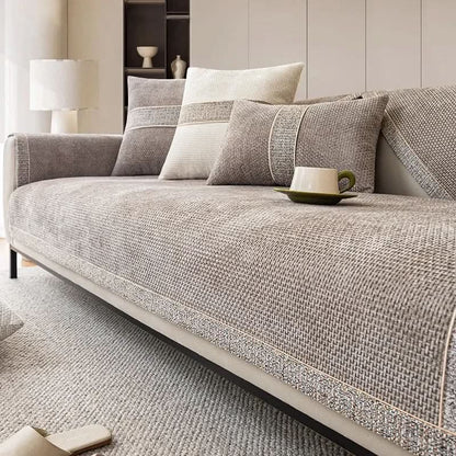 LeinenLux - Antislip Bankhoes Elegant en Beschermend