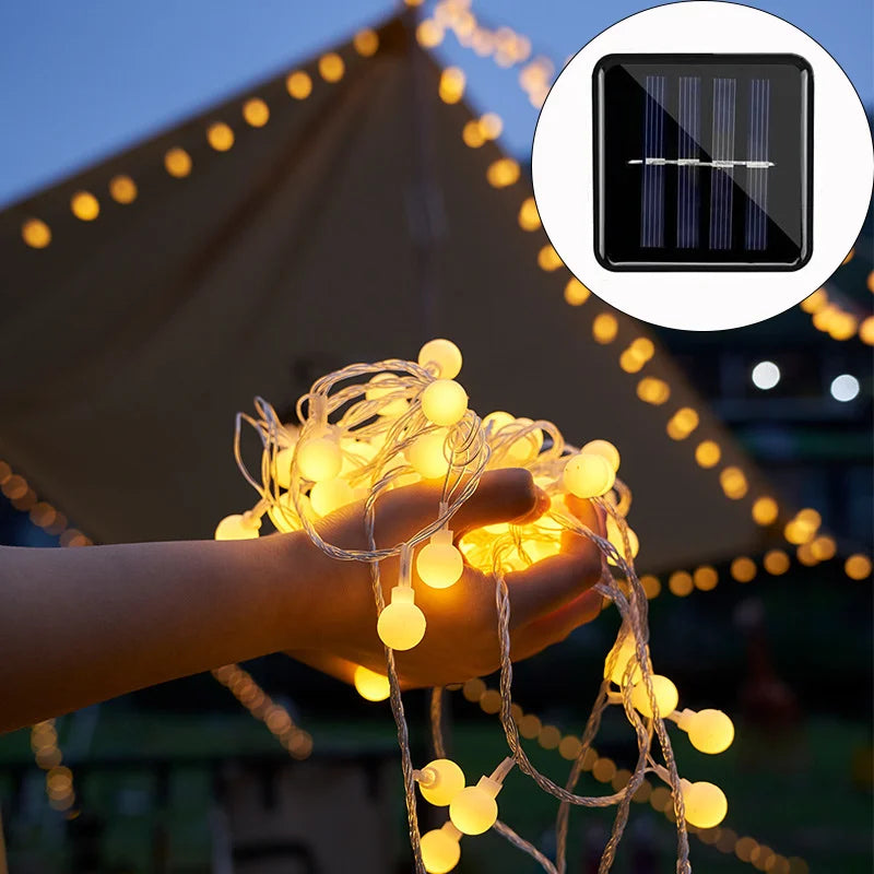 Zonneverlichting voor de Tuin - Weerbestendige LED Lichtketting