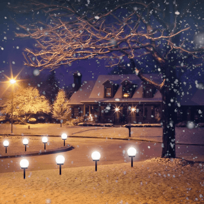 Lumières Solaires de Jardin - Lampes LED Imperméables pour un Éclairage Élégant et Durable