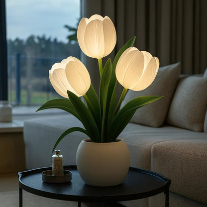 TulipaGlow – LED Tulip Decorative Lamp Warm White Light 4