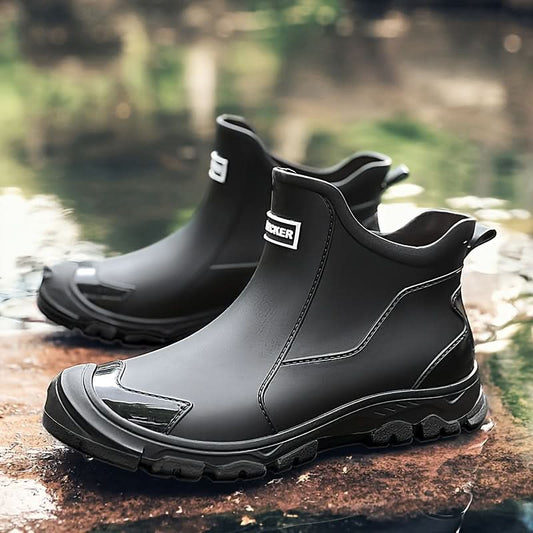 PVC Ankle Rain Boots — Anti-Slip Grip for Wet Terrain Outdoor 1