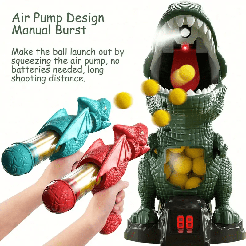 Dinopop Blaster – Dinosaur Foam Ball Shooting Game for Kids 4