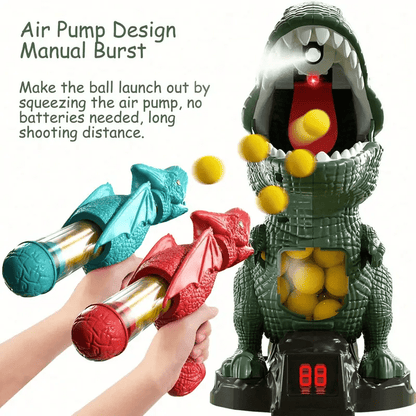 Dinopop Blaster – Dinosaur Foam Ball Shooting Game for Kids 4