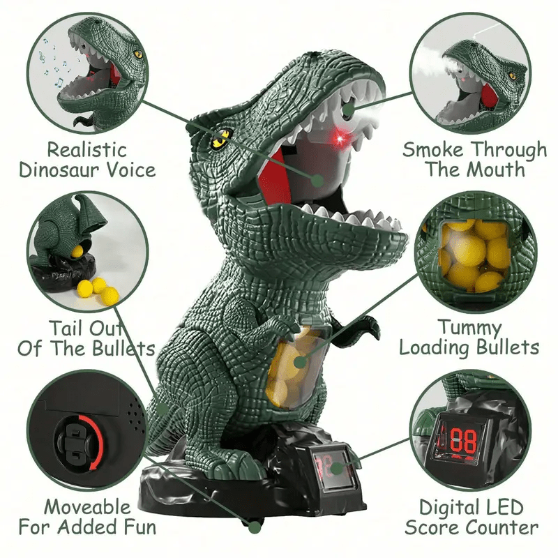 Dinopop Blaster – Dinosaur Foam Ball Shooting Game for Kids 6