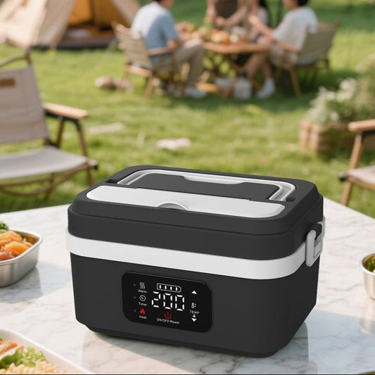 Wireless Self-Heating Lunch Box — WORKWARM 1000ml USB-C Battery 1