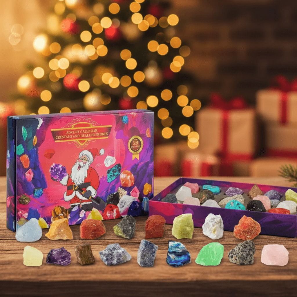 Advent Calendar with 24 Natural Crystals — Kristalljuwelen 1