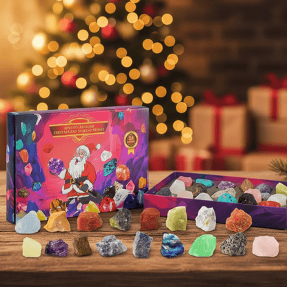 Advent Calendar with 24 Natural Crystals — Kristalljuwelen 1