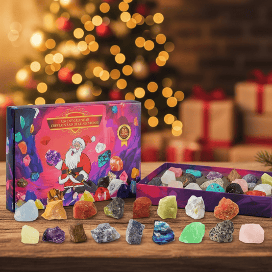 Advent Calendar with 24 Natural Crystals — Kristalljuwelen 1