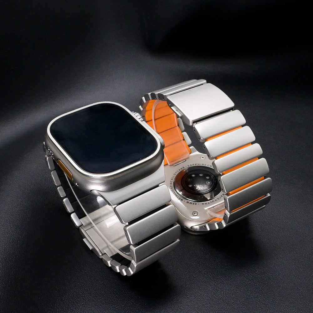 Aurex Titanium Band per Apple Watch con Chiusura Magnetica