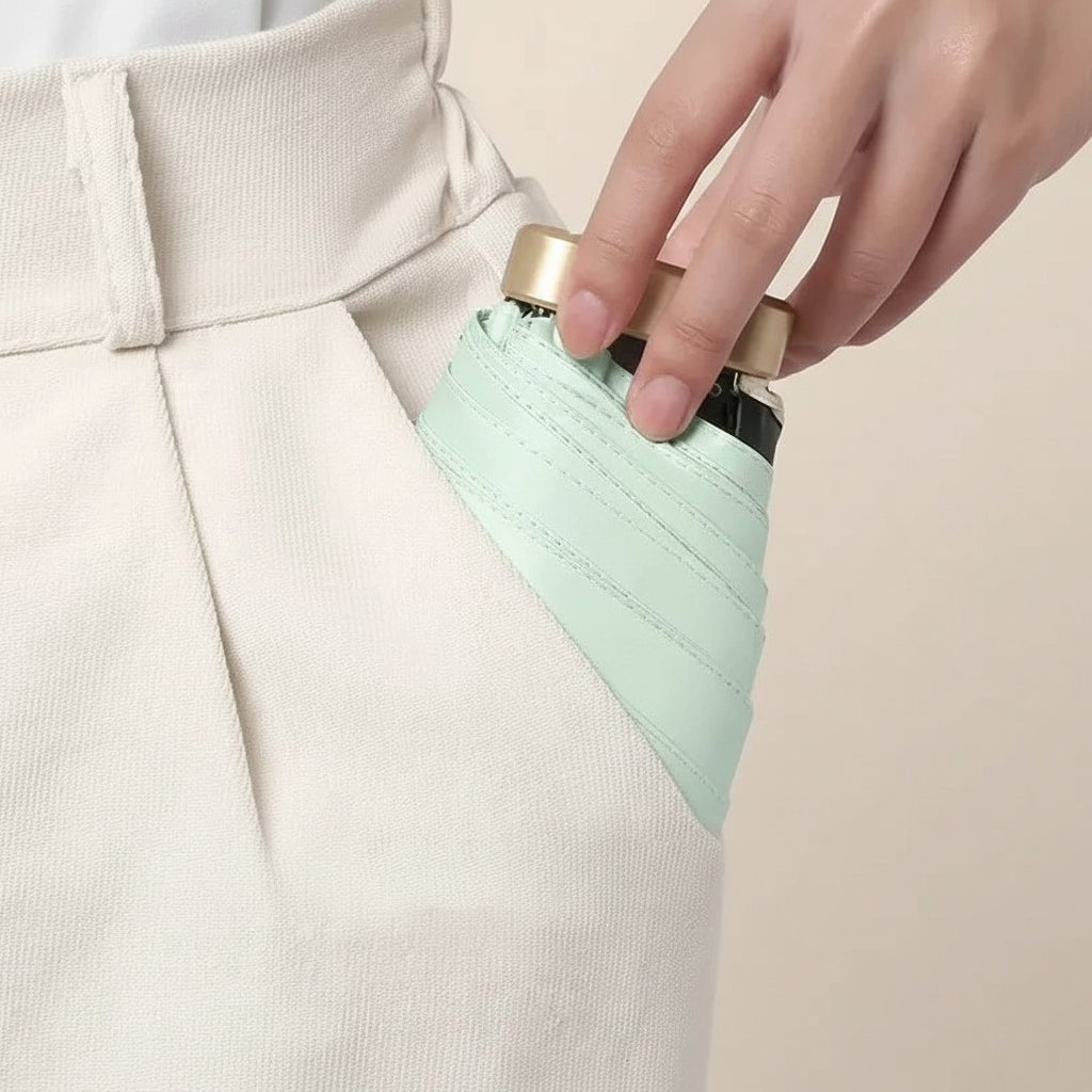 Ultracompatte Waterdichte Zonneparasol met UV-bescherming