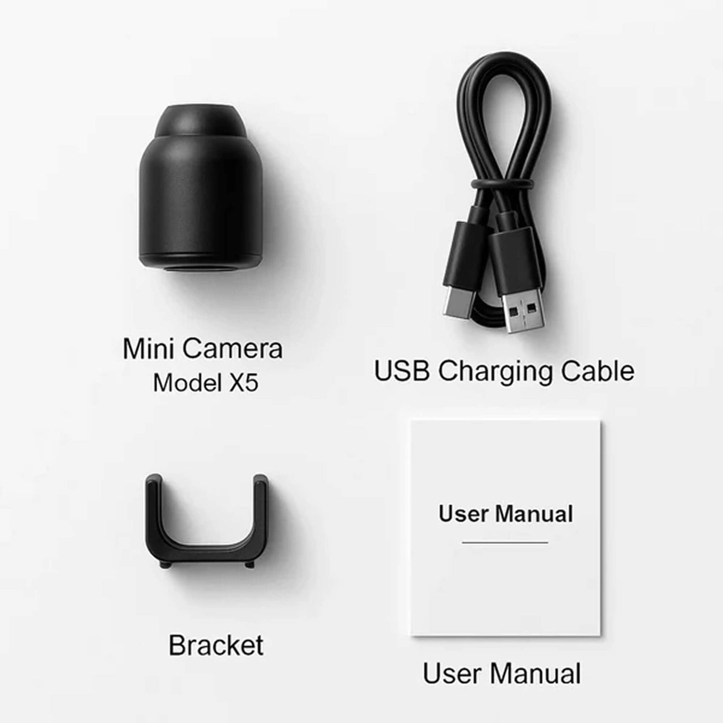 Mini Beveiligingscamera WiFi HD 1080P met Nachtzicht en Bewegingsmeldingen