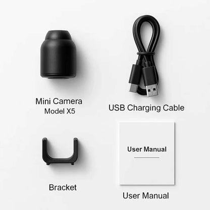 Mini Beveiligingscamera WiFi HD 1080P met Nachtzicht en Bewegingsmeldingen