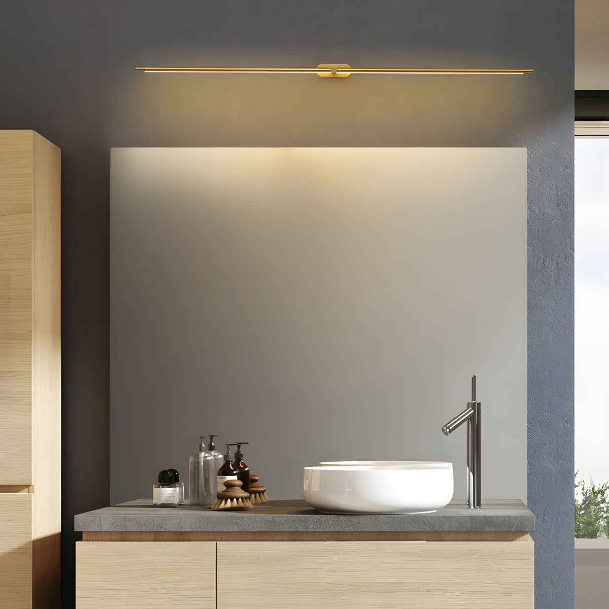 Lampada da Parete LED Lineare Ultra Slim in Alluminio