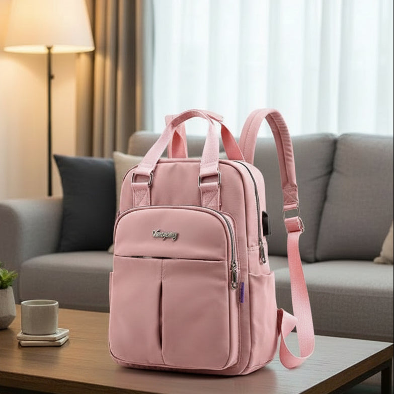 Waterproof Multifunctional Backpack with USB Port — Oxford 1
