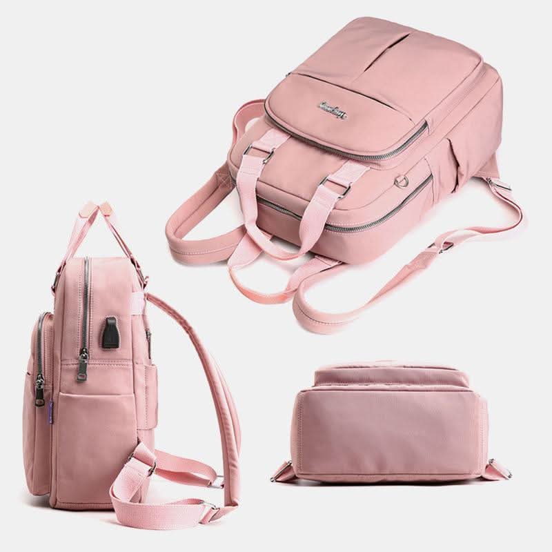 Waterproof Multifunctional Backpack with USB Port — Oxford 6
