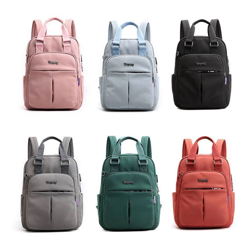 Waterproof Multifunctional Backpack with USB Port — Oxford 8