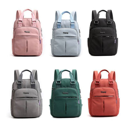Waterproof Multifunctional Backpack with USB Port — Oxford 8