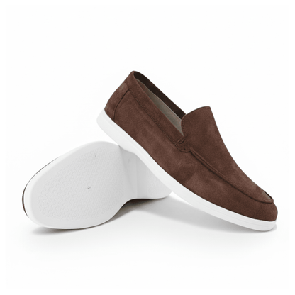 Mocassini Scamosciati Uomo Slip-On Eleganti con Soletta Comfort