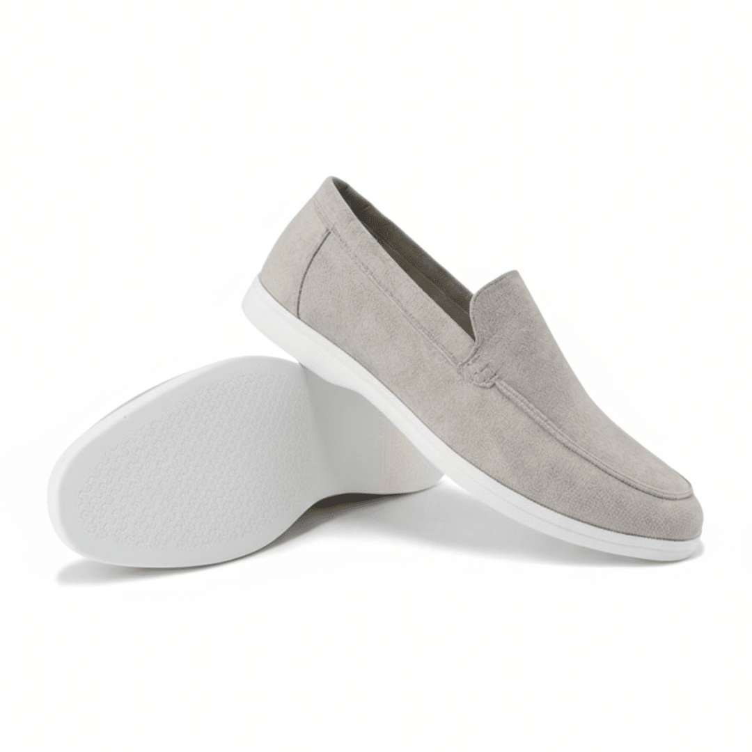 Mocassini Scamosciati Uomo Slip-On Eleganti con Soletta Comfort