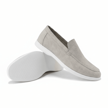 Mocassini Scamosciati Uomo Slip-On Eleganti con Soletta Comfort