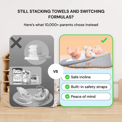 Anti-reflux Babybed met Inclinatiekussen van 15°