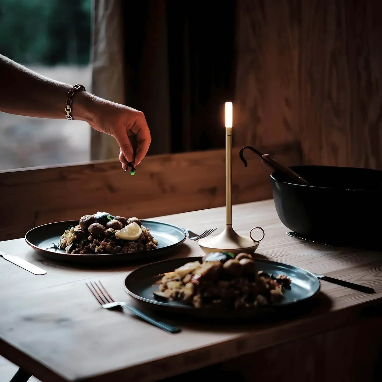 Nordic LED Candlestick Table Lamp — Wireless Dimmable 13