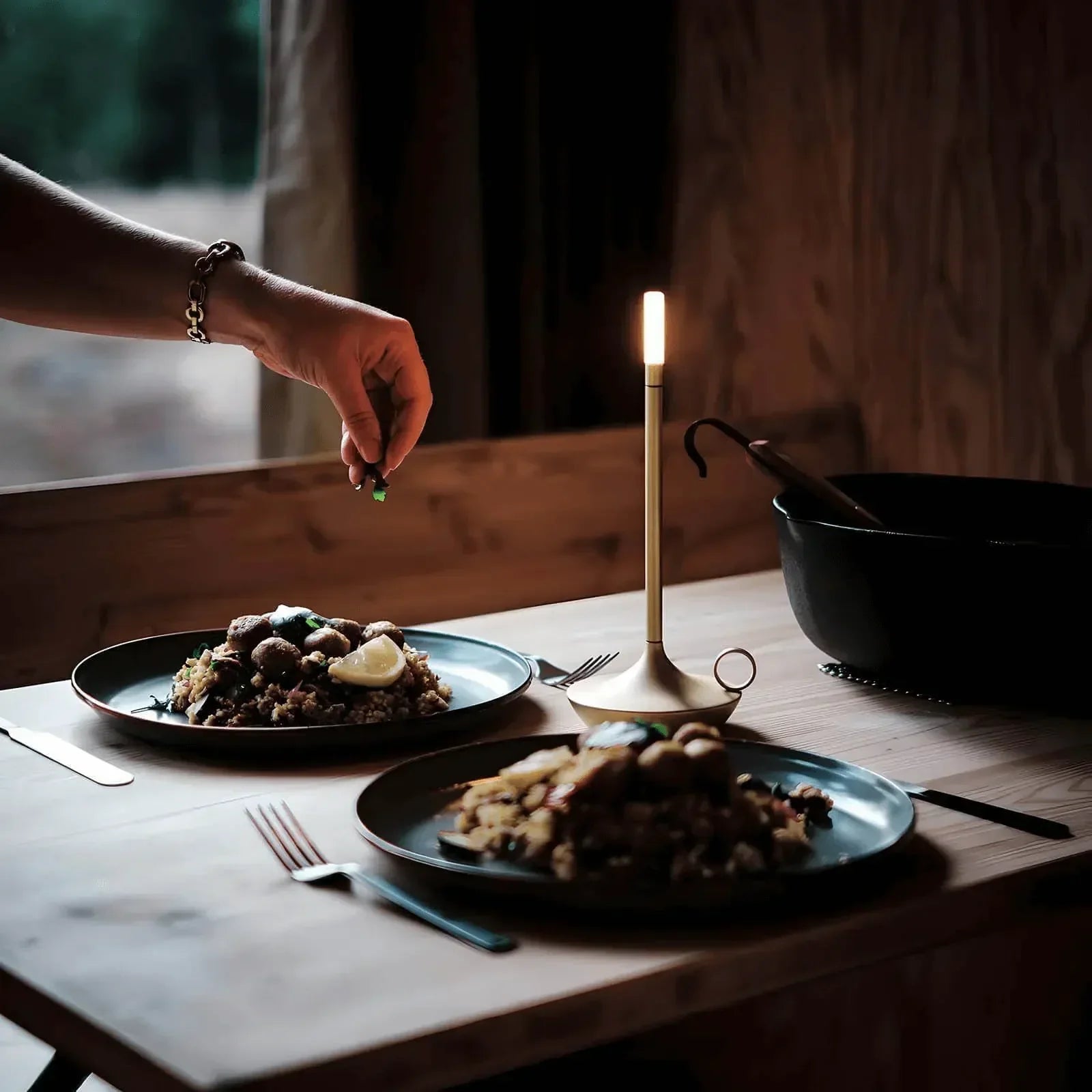 Nordic LED Candlestick Table Lamp — Wireless Dimmable 13