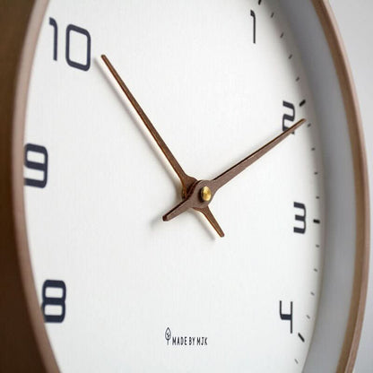 Silent Wooden Wall Clock — Minimalist Scandinavian Design 2