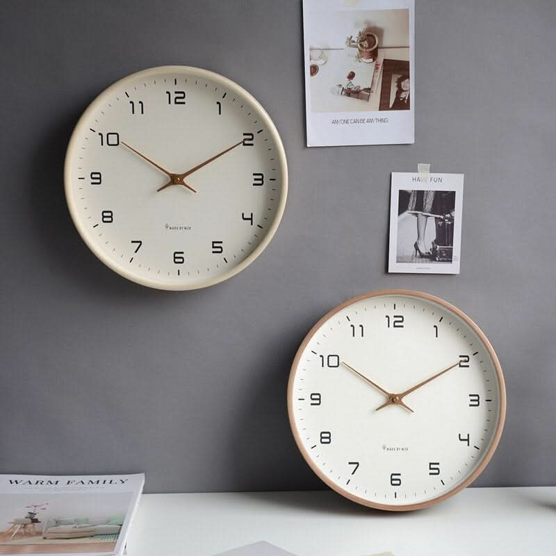 Silent Wooden Wall Clock — Minimalist Scandinavian Design 5