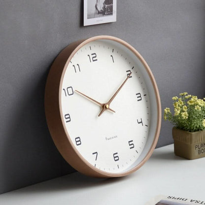 Silent Wooden Wall Clock — Minimalist Scandinavian Design 6