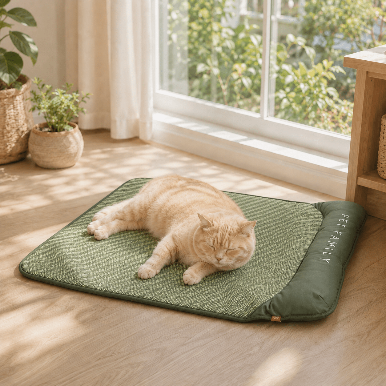 Tappetino Rinfrescante Traspirante per Cani e Gatti con Cuscino