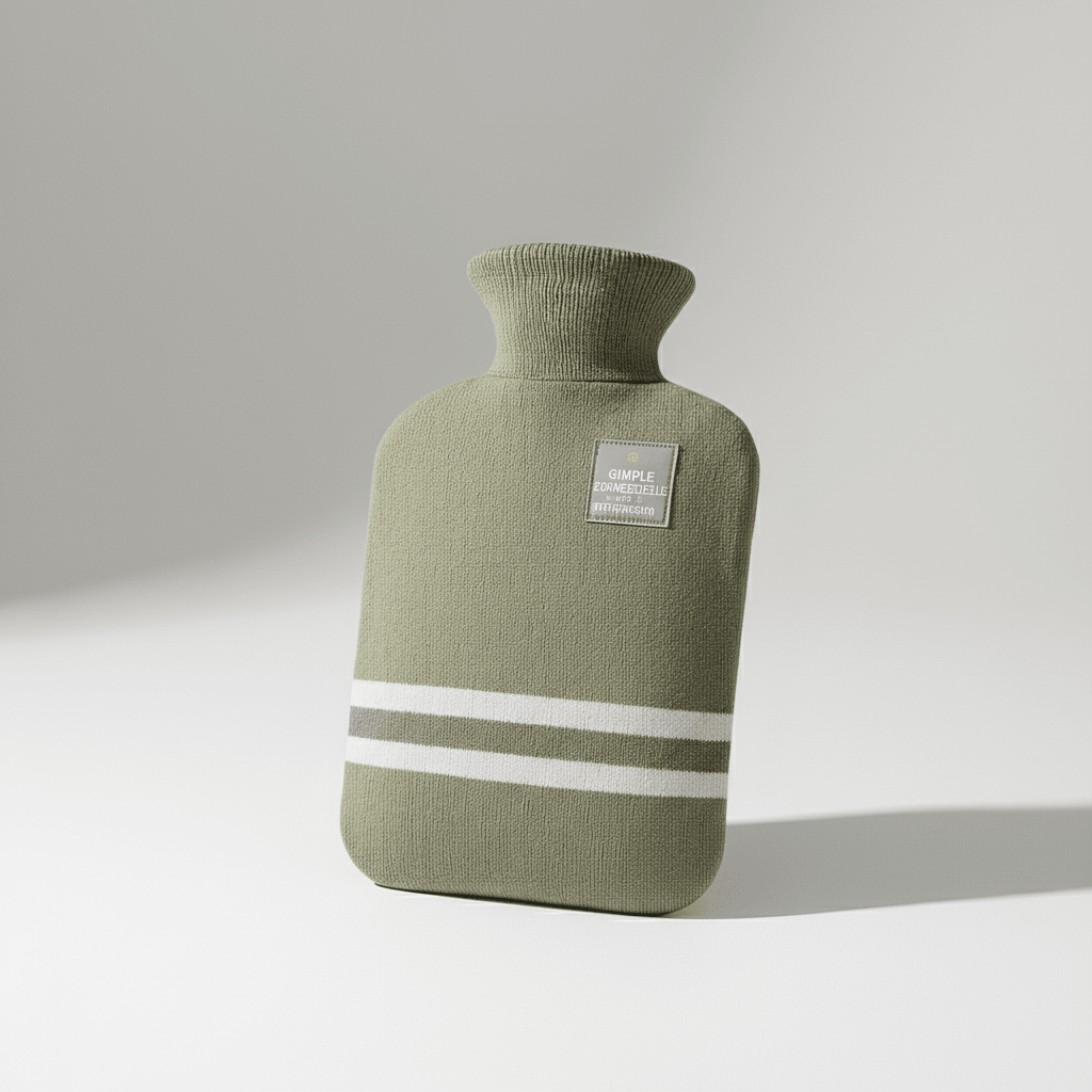 Borsa dell'Acqua Calda XL 2L con Fodera in Maglia — Calore Duraturo