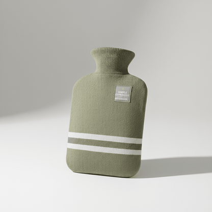 Borsa dell'Acqua Calda XL 2L con Fodera in Maglia — Calore Duraturo