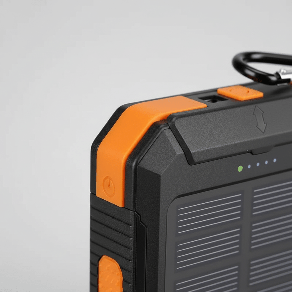 Norcharge Go Pack - Power Bank Solare 20000mAh con Torcia LED