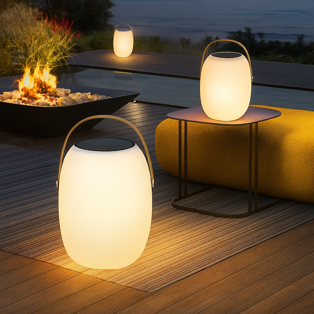 Lampada Solare Portatile da Esterno LED Wireless IP65
