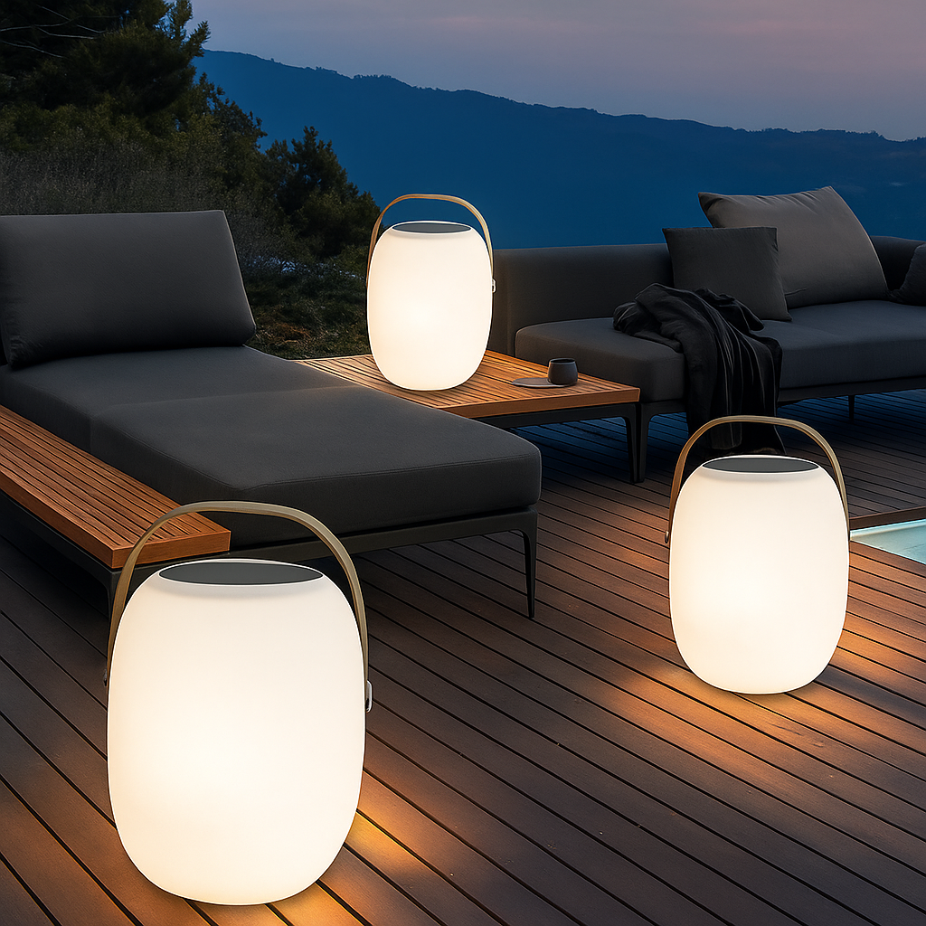 Lampada Solare Portatile da Esterno LED Wireless IP65