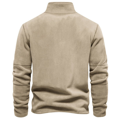 Men's Fleece Half-Zip Pullover — Warm Winter Sweatshirt 6