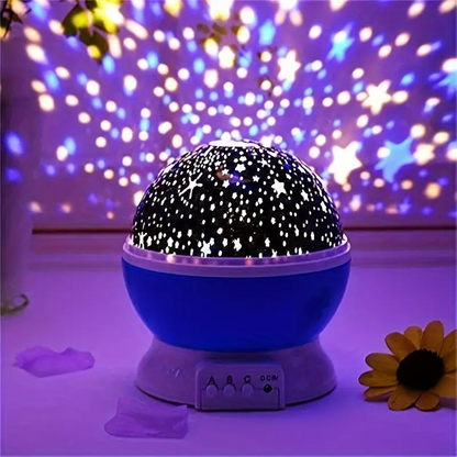 Rotating Star Projector Night Light — LED Kids Room Lamp 2
