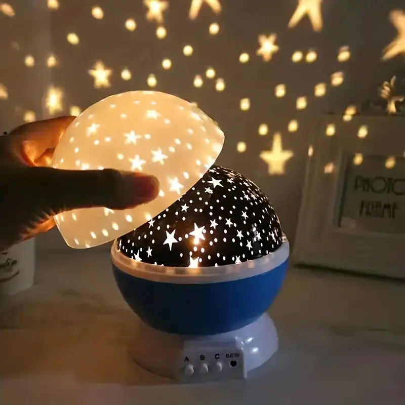 Rotating Star Projector Night Light — LED Kids Room Lamp 3