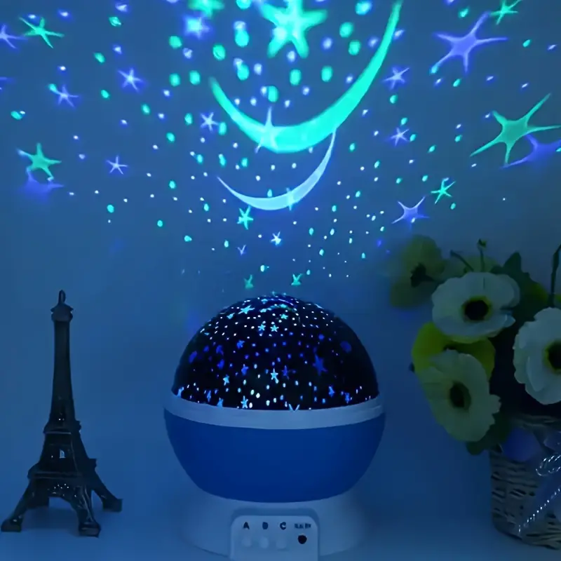 Rotating Star Projector Night Light — LED Kids Room Lamp 4
