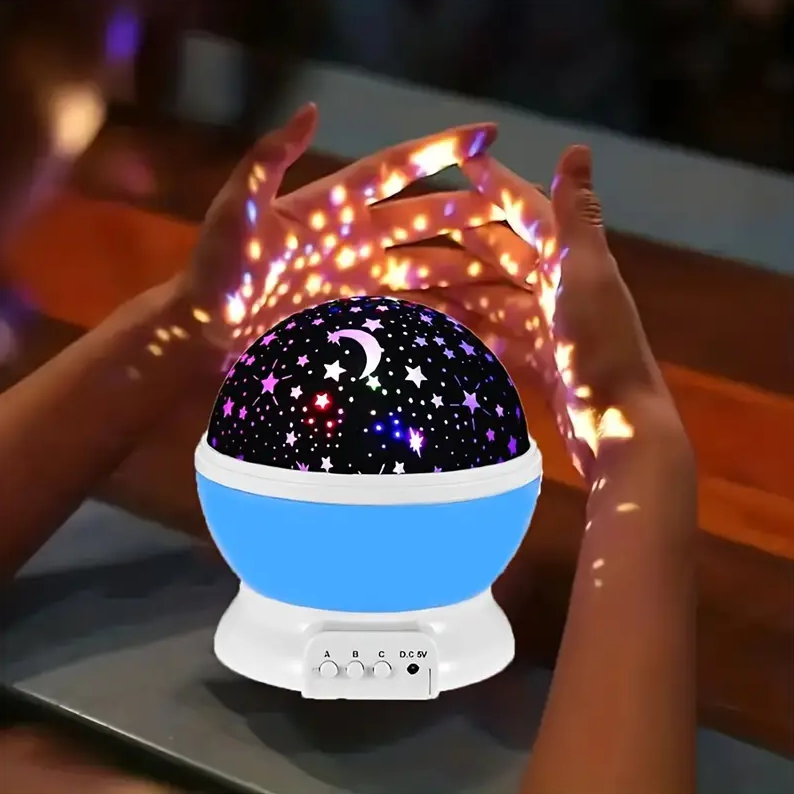 Rotating Star Projector Night Light — LED Kids Room Lamp 5