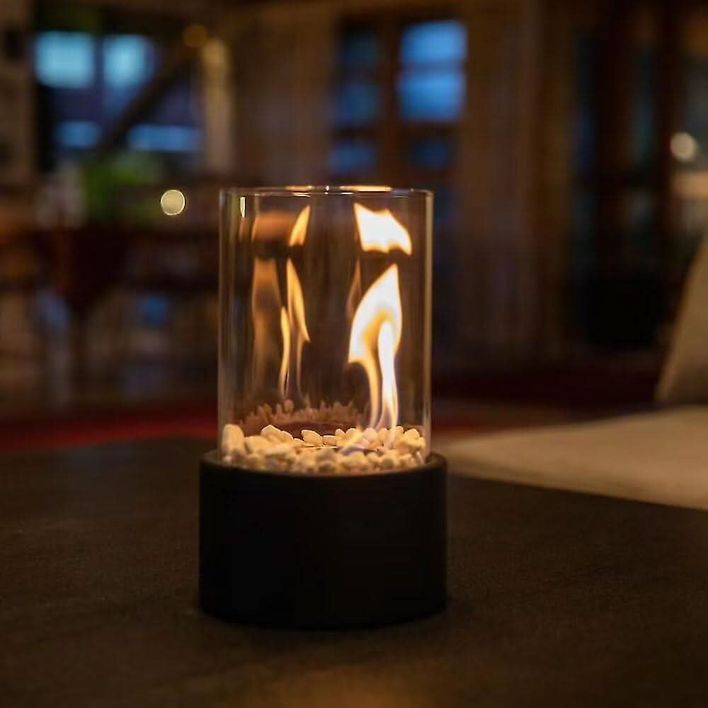 Flareon Oil Flame Lamp — Elegant Glass & Metal Indoor Outdoor 5